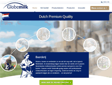 Tablet Screenshot of globemilk.nl